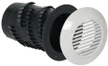 Aldes bouche + manchette plastique vahinée {diam} 80 mm - h = 133 mm