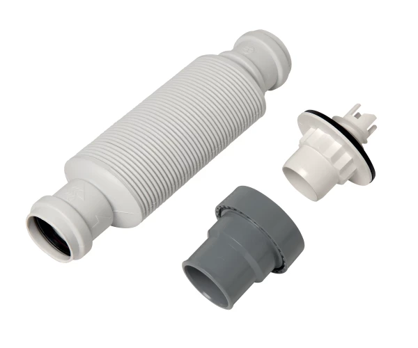 Kit évac. condensats pour inspirair® side avec siphon plat dn 32 et raccord