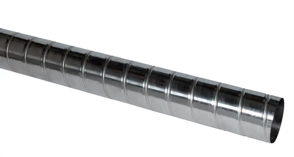 Aldes ee - {diam} 125 mm - élément d'étage acier galvanisé - 2,47 m