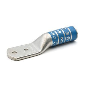 CL300DN - Cosse non isolée code couleur blanche 300 MCM 2 trous - Diamètre 12 mm