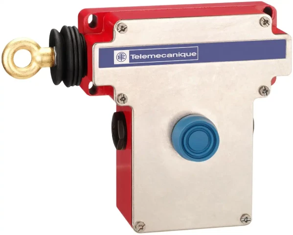Interrupteur d'arrêt d'urgence à câble Telemecanique Sensors XY2CE2A250 – IP65/IP67 – 2NC/2NO