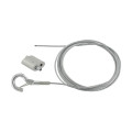 Kit 1m. filin 1.5mm avec mousqueton +1 verrou pm