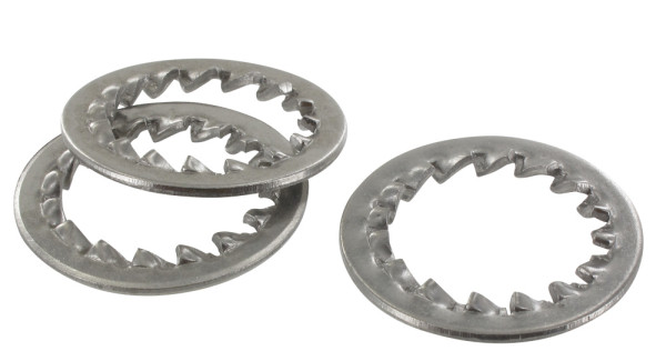 Rondelles crantées inox
