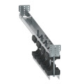Support jdb prof 1000mm entraxe 125 barres cuivre ép. 10mm alignées xl³hp 6300