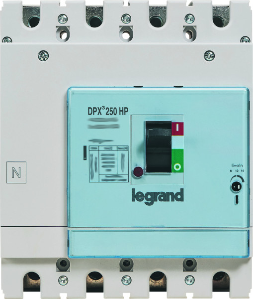 Disjoncteur dpx³250hp magnétique seul pouvoir de coupure 50ka 3p 6,3a