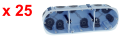 Pack 25 btes tple air'métic ent.71 d67 prof.50 + gabarit « top chantier »