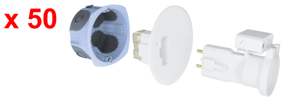 Pack 50 kits d'appliq, dcl d67 fd e27 « top chantier »