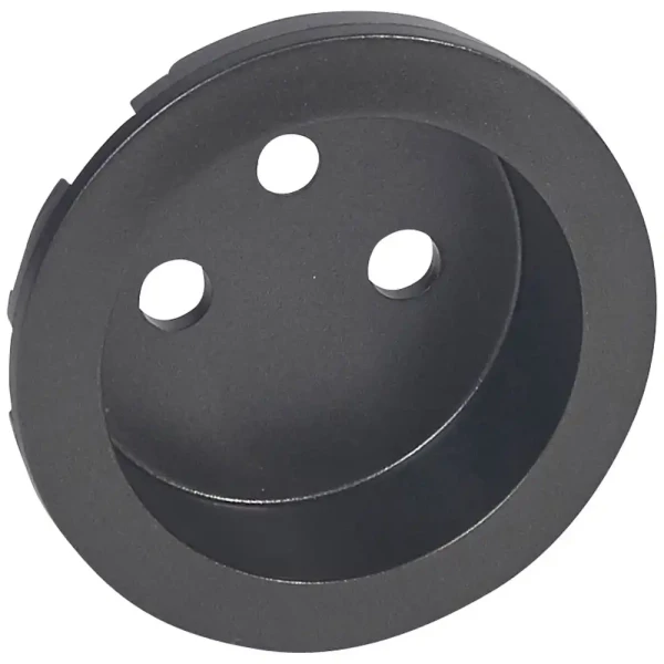 Enjoliveur graphite Legrand Céliane pour prise de courant 2P+T à puits