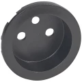 Enjoliveur graphite Legrand Céliane pour prise de courant 2P+T à puits