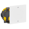 Boite Écobatiboxpour derivation avec couvercle - 1 poste d85mm prof. 40mm