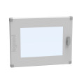 Porte plate vitrée 2x24 modules - xl³ hp 160