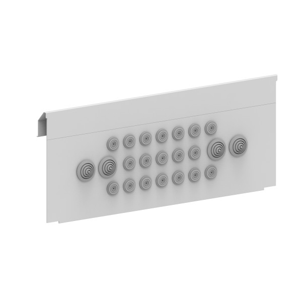 Panneau avec embouts 24 modules xl³hp 630