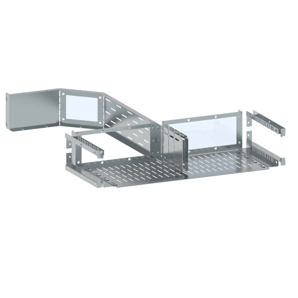 Kit pour unité fonctionnelle forme 4 prises arriere h 150mm l 800mm xl³hp 6300
