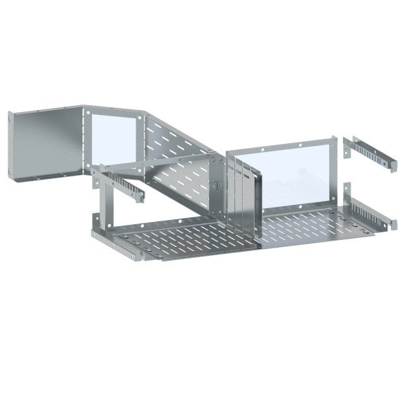 Kit pour unité fonctionnelle forme 4 prises arriere h 200mm l 800mm xl³hp 6300