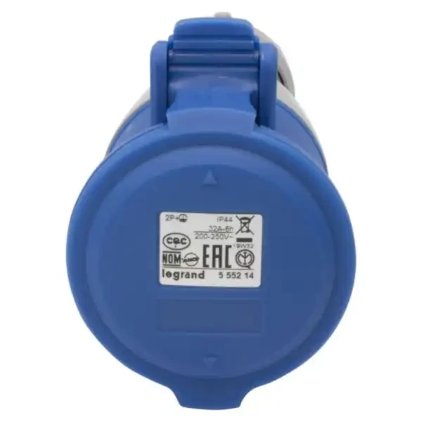 Prise P17 2P+T 32A Legrand 200 à 250V prise mobile droite femelle IP44 IK09
