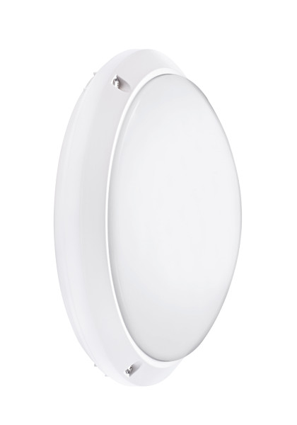 Oria led 2 applique plafonnier hublot salle d'eau rond cct 3000/4000k 9w 1350lm