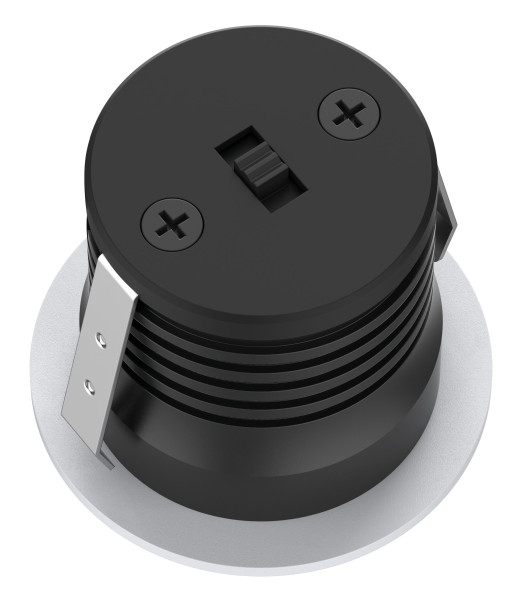 Lum 35 encastré rond cct 3000/4000/5700k 3w 220lm 50000h 220° ip40 ik03 irc<80