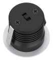 Lum 35 encastré rond cct 3000/4000/5700k 3w 220lm 50000h 220° ip40 ik03 irc<80