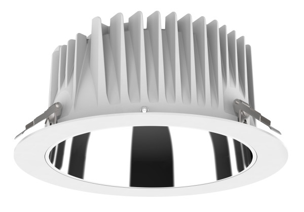 Typhon downlight rond 4000k 42w 4700lm 50000h 60° ip54 ik06 irc<80  classe 2