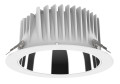 Typhon downlight rond 4000k 42w 4700lm 50000h 60° ip54 ik06 irc<80  classe 2