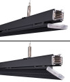 Kosen projecteur sur rail rectangulaire basculant cct 3000/4000/5000k 24w 3570lm