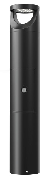 Aurore borne 3000k 14w 1190lm 78000h asymétrique° ip66 ik07 irc<80  classe 1