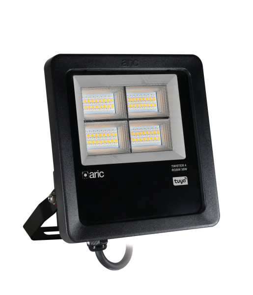 Twister 4 tuya projecteur led rectangulaire basculant rgb + blanc 4000k 38w