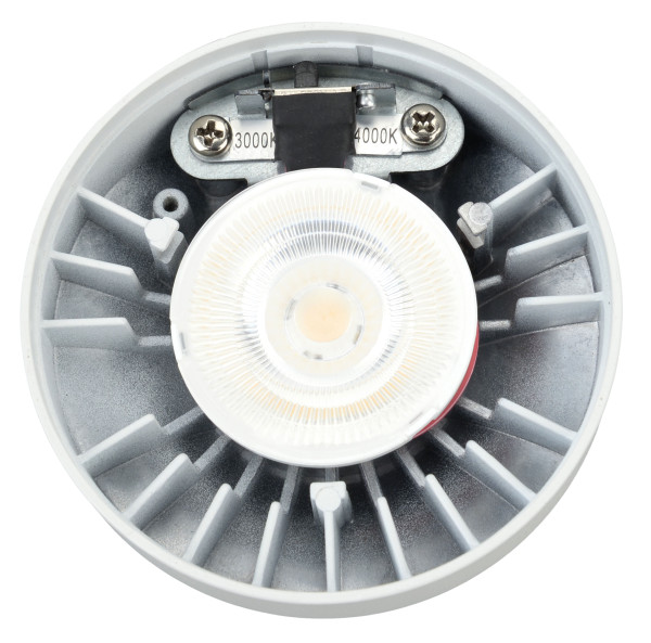 Boken projecteur sur rail 3 allumages rond orientable et basculant cct 3/4000k