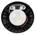 Boken projecteur sur rail 3 allumages rond orientable et basculant cct 3/4000k