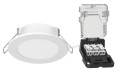 Loki encastré rond cct 2700/3000/4000k 6w 570lm 50000h 100° ip20/65 ik07 irc<80