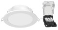 Loki encastré rond cct 2700/3000/4000k 10w 1170lm 50000h 100° ip20/65 ik07