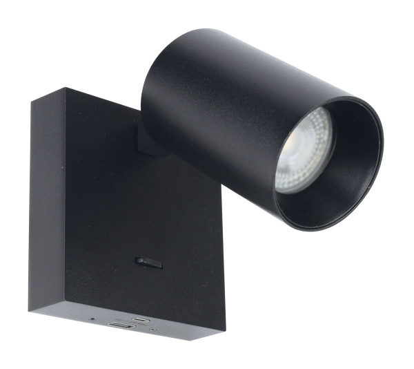 Elise liseuse applique tableau orientable et basculant gu10 cct 3000/4000k 5w
