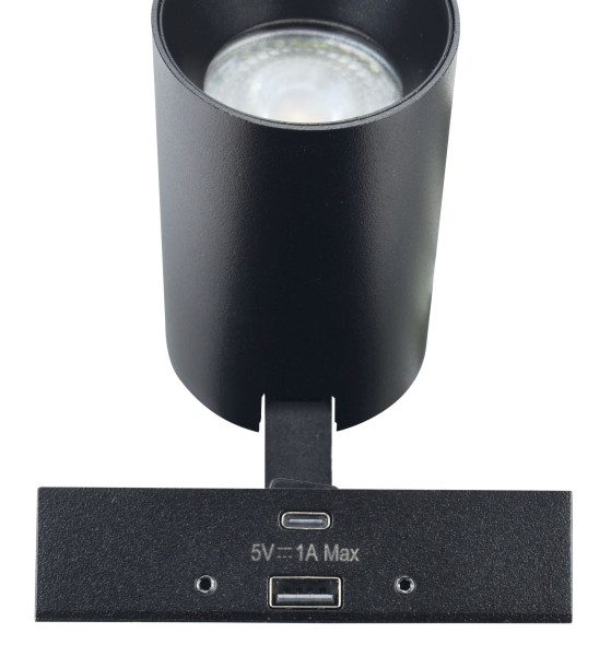 Elise liseuse applique tableau orientable et basculant gu10 cct 3000/4000k 5w