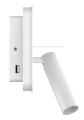 Roman liseuse applique tableau orientable et basculant 3000k 9w 280lm 50000h 30°