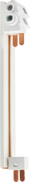 Peigne vertical 2 rangées 1p+n 63a pour id haut/haut
