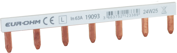 Peigne horizontal 1p 63a  7 dents