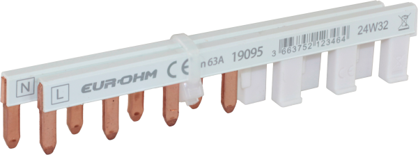Peigne horizontal 1p+n 63a  7dents