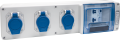 Coffret de chantier mono 3 prises simplifié - 1 disj diff. 16a + 3 prises 2p+t