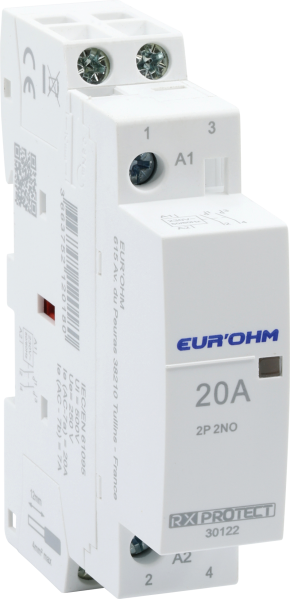 Contacteur 2x20a 220v 2no