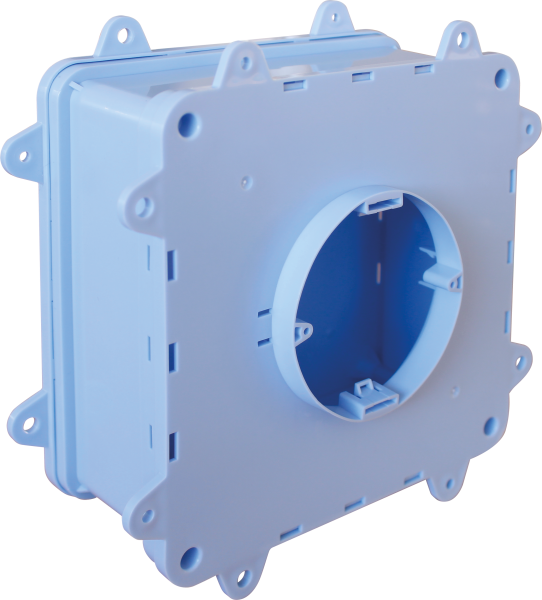 Duobox bte cplète pt de ctre 170x170x70mm ouverture diam 85