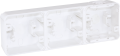 Boite 3p blanc horiz saillie