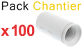 Pack de 100 douilles chantier e27 "top chantier"