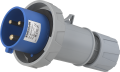 Fiche industrielle mobile droite 2p+t 32a 230v ac ip67
