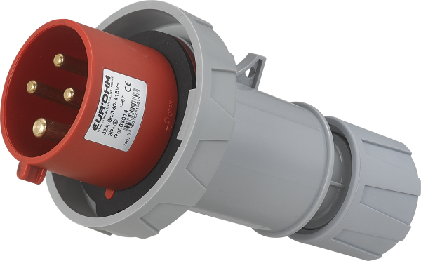 Fiche industrielle mobile droite 3p+t 32a 400v ac ip67