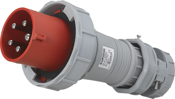 Fiche industrielle mobile droite 3p+n+t 63a 400v ac ip67