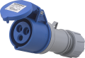 Prise industrielle mobile droite 2p+t 16a 230v ac ip44
