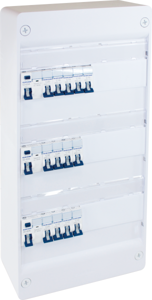 Coffret équipé 3 rangées t4