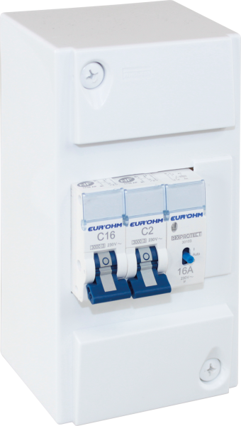 Coffret chauffe eau 4 modules contacteur j/n + 2 disj. (1*2a + 1*16a)