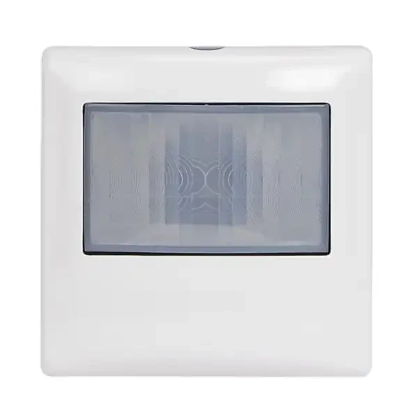 Ecodétecteur mural universel Mosaic 2 fils sans neutre à détection infrarouge 100W LED - 2 modules blanc