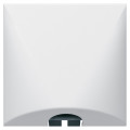 Sortie de câbles Legrand Mosaic – 2 modules blanc avec serre-câble Ø4 à Ø12 mm Legrand EU (NF LEG077550))